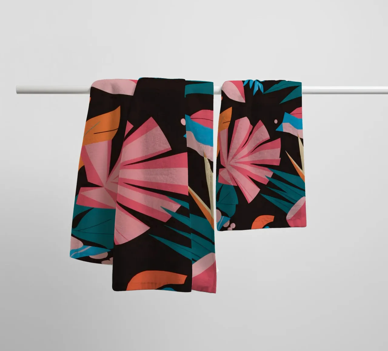 Modello Midnight Tropic asciugamano da bagno da Line Fable