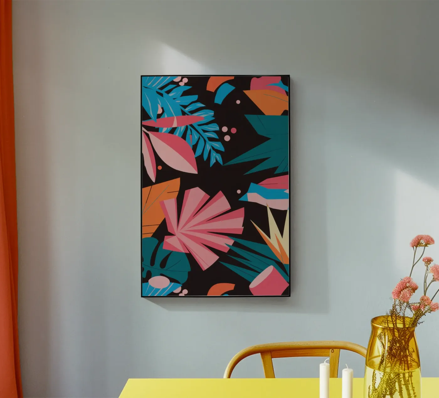 Midnight Tropic Pattern plexiglass da Line Fable