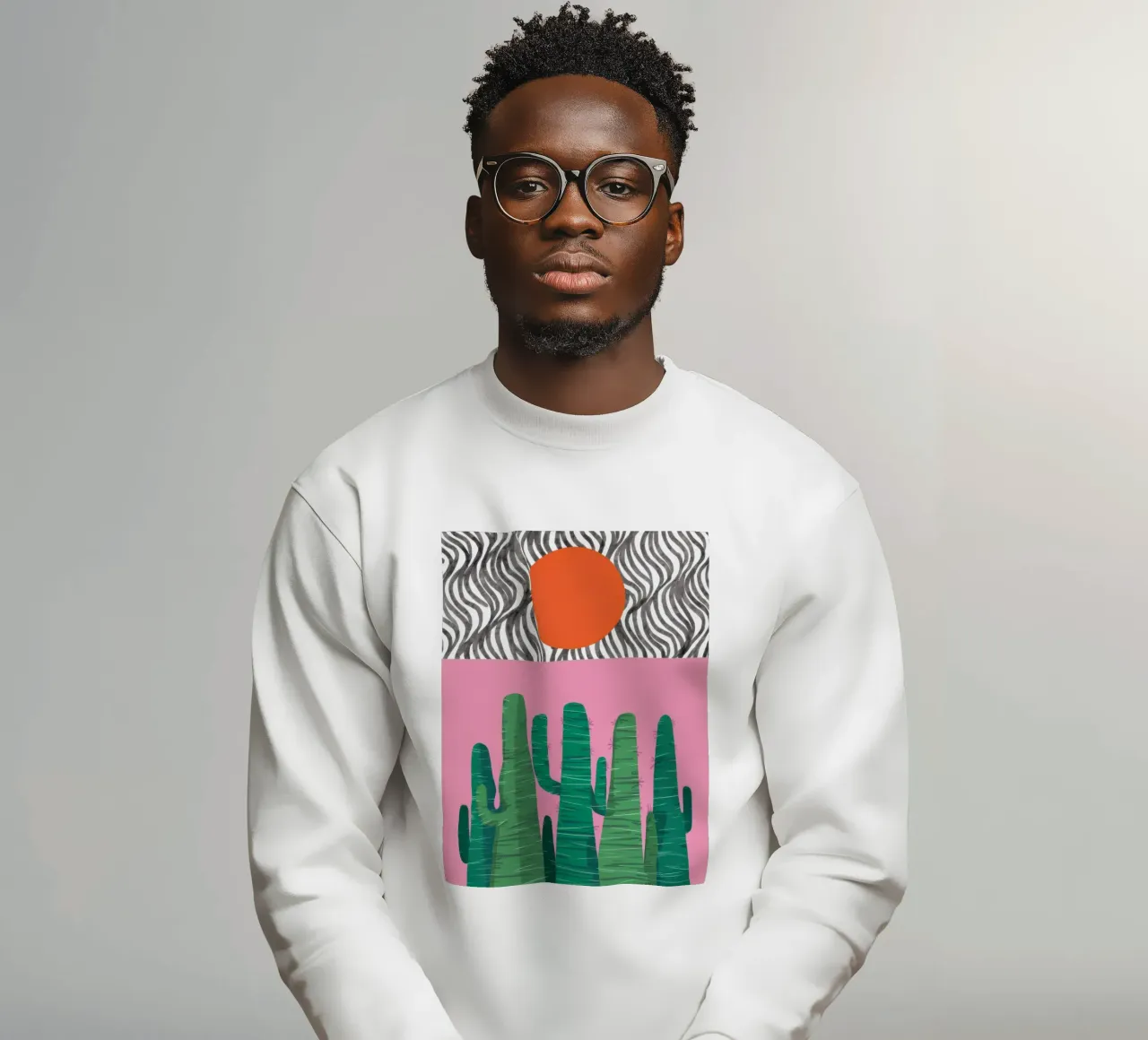 Cactus pop art felpa da Frosh Pallete