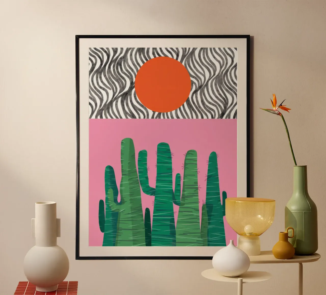 Cactus pop art poster da Frosh Pallete