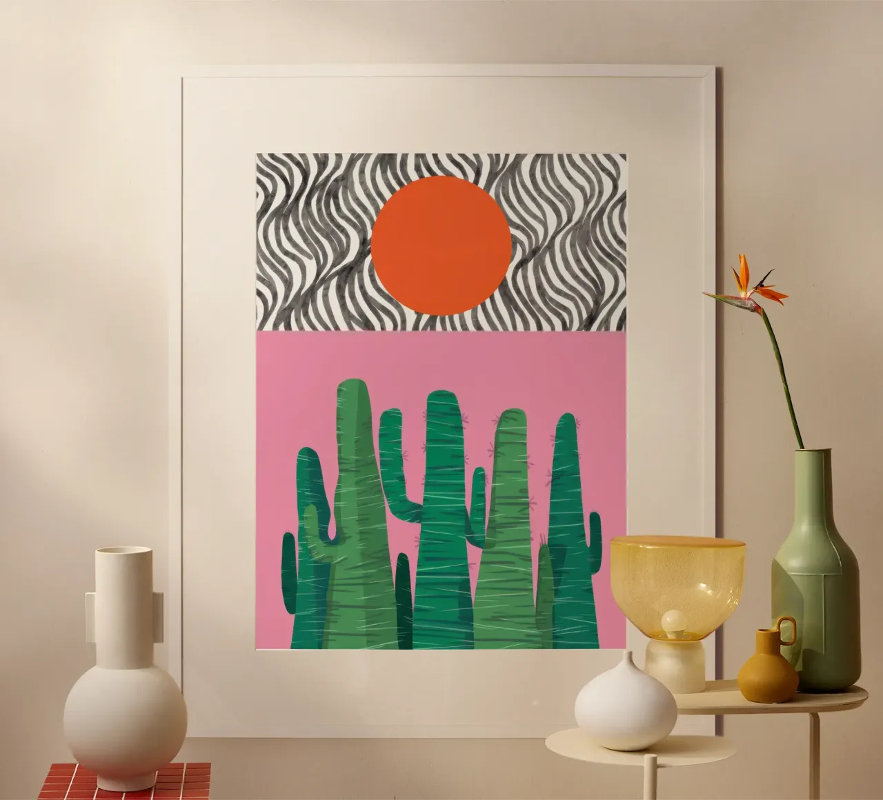 Cactus pop art poster da Frosh Pallete