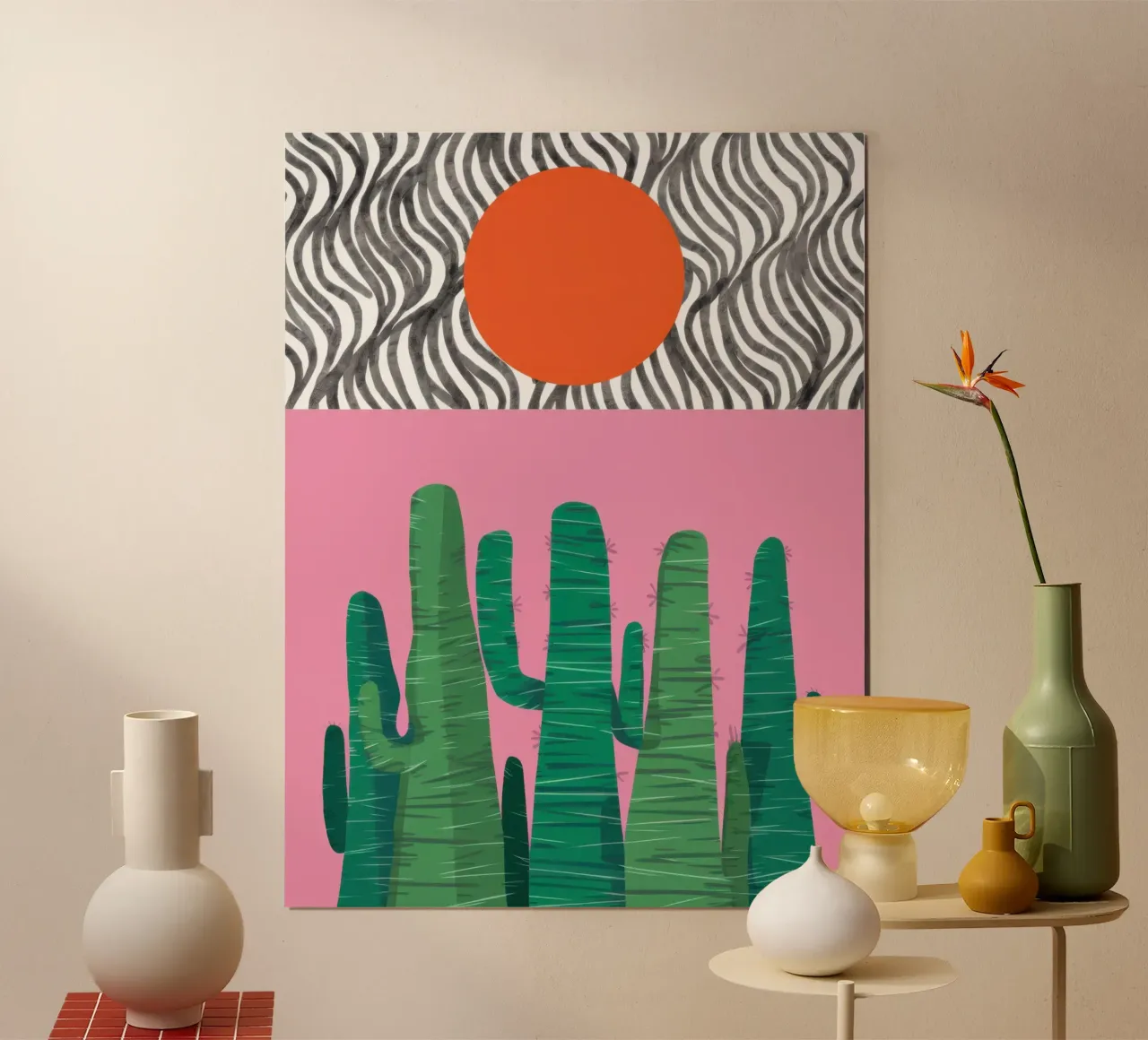Cactus pop art poster da Frosh Pallete