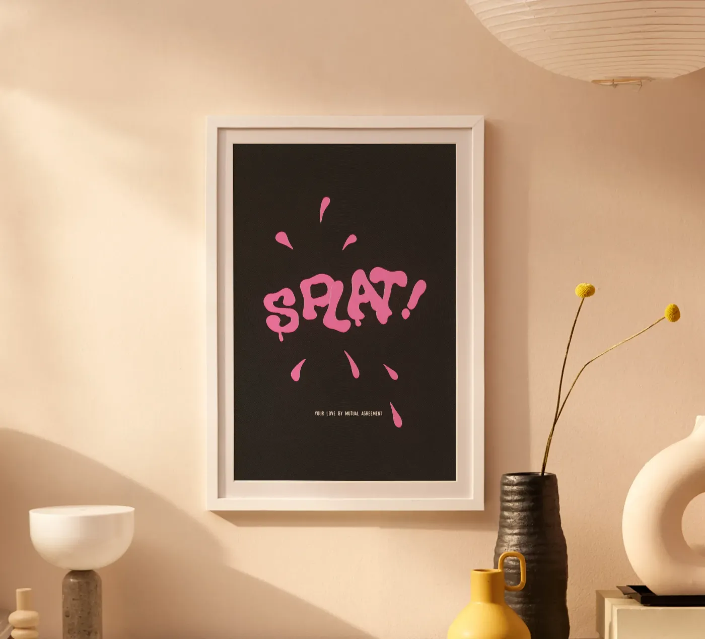 Splat Poster von Jonas Loose