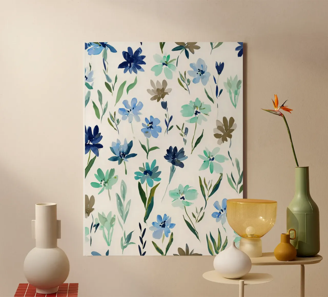 Spring Drift canvas by Sophia Calder Studio