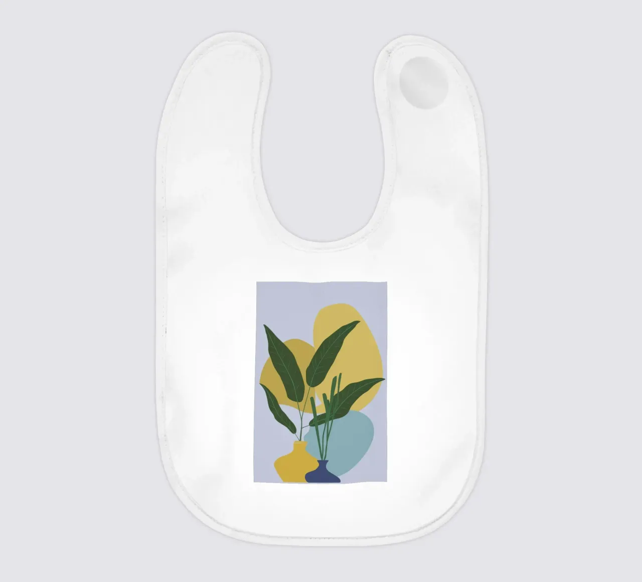 Pianta in vaso minimalista bavaglino da Line Fable