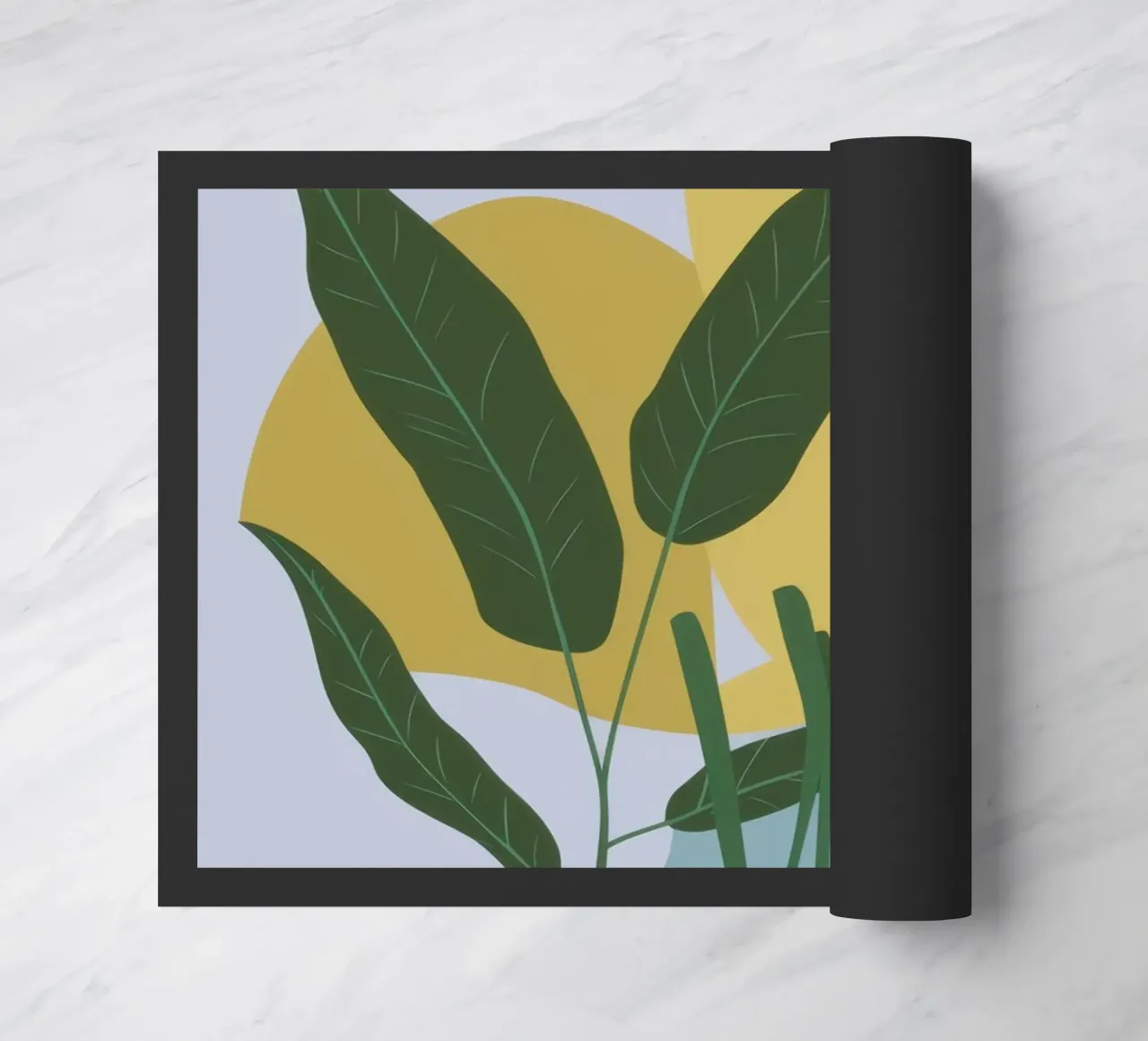 Pianta in vaso minimalista zerbino da Line Fable