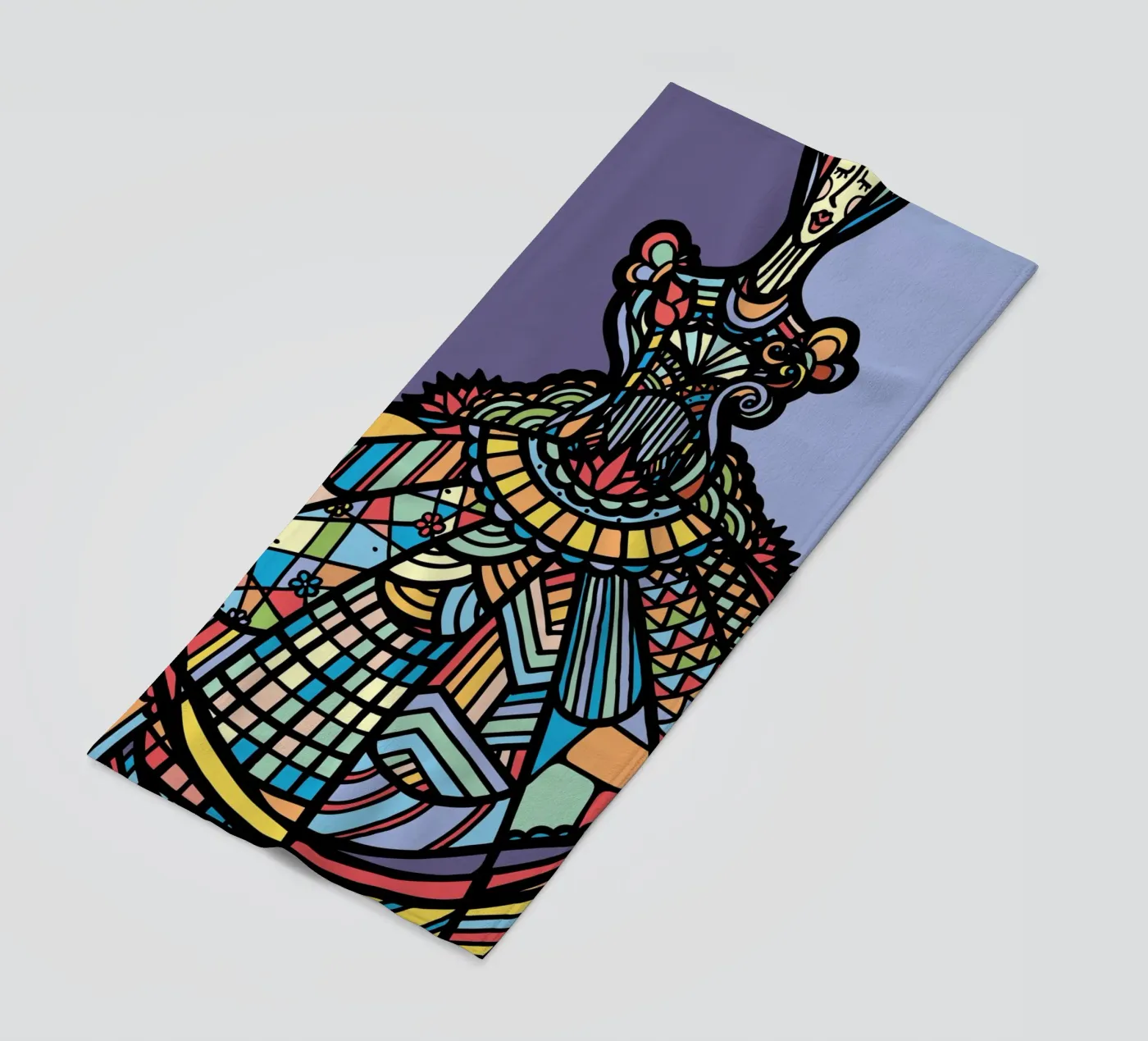 Accumulatie I strandhanddoek van Ninhol