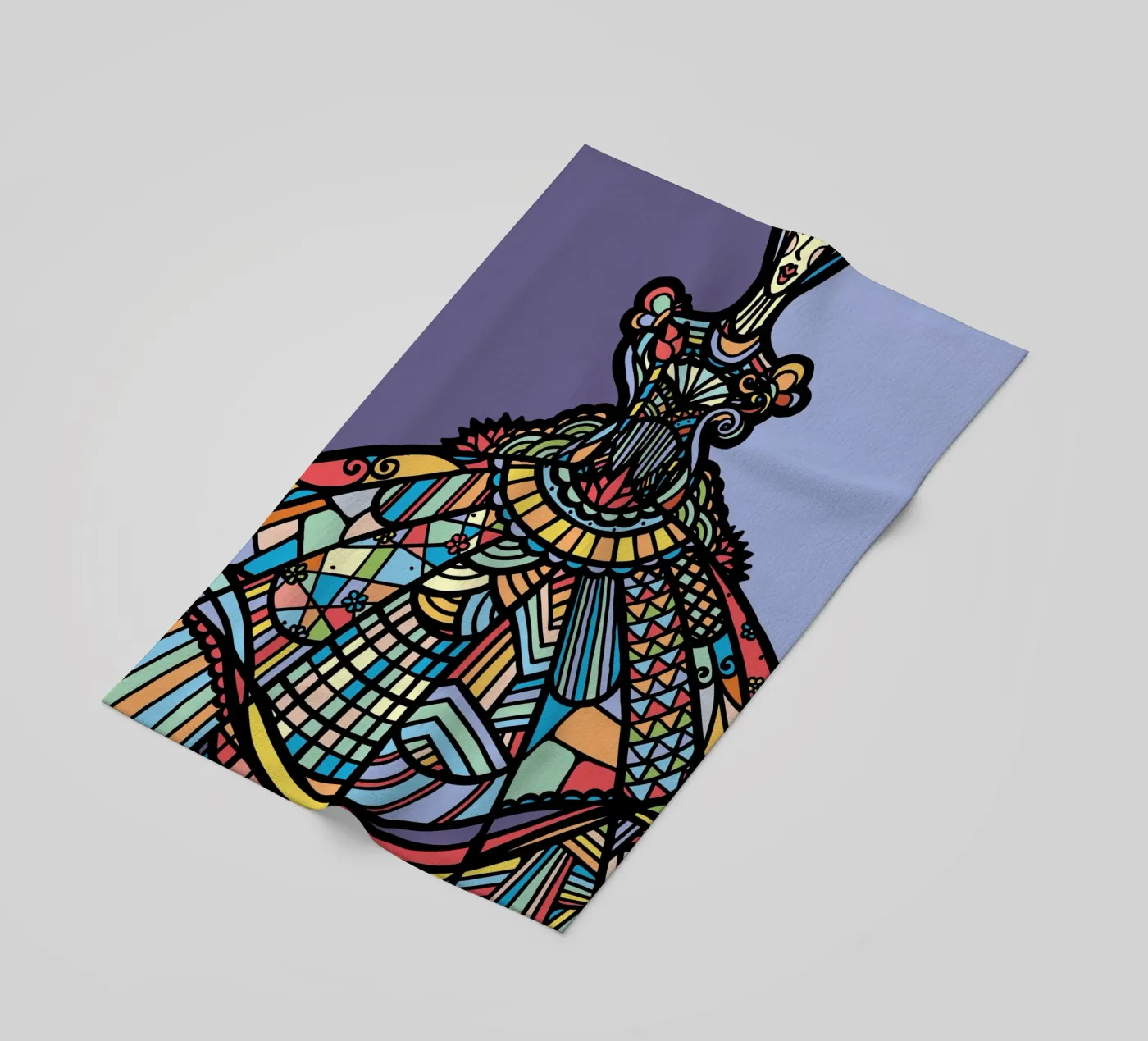 Accumulatie I strandhanddoek van Ninhol