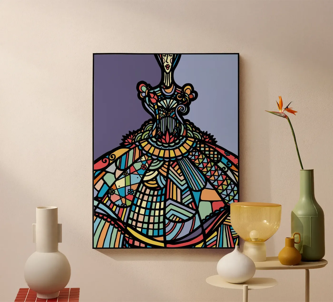 Accumulation I Acryl-Glas von Ninhol