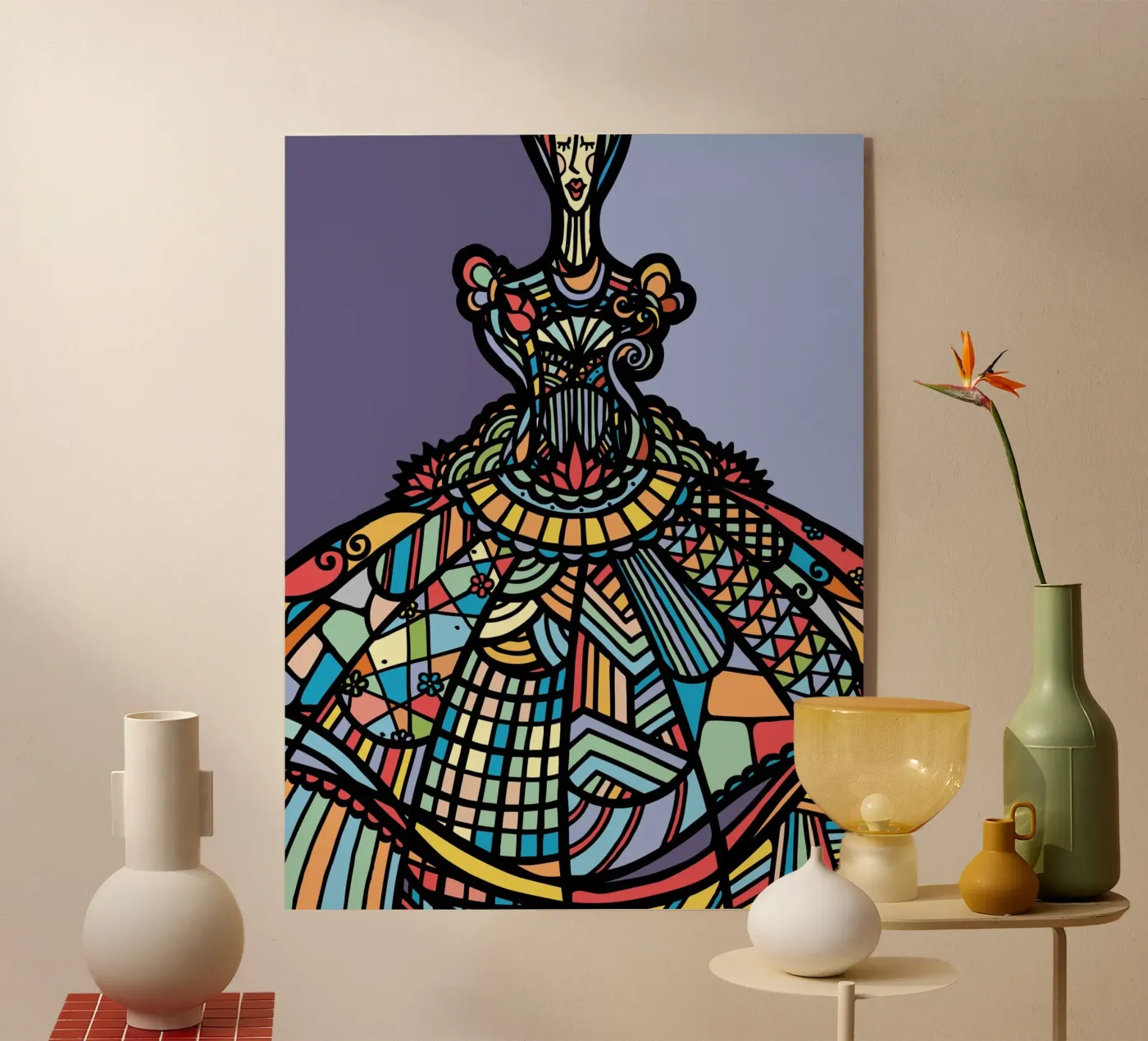 Accumulation I Acryl-Glas von Ninhol