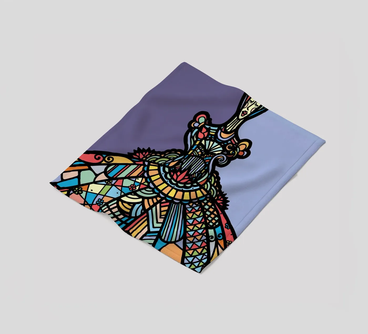 Accumulation I fleece blanket by Ninhol