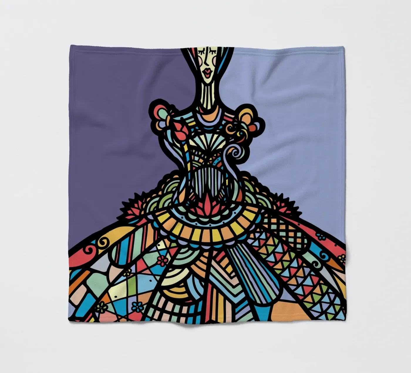 Accumulation I fleece blanket by Ninhol