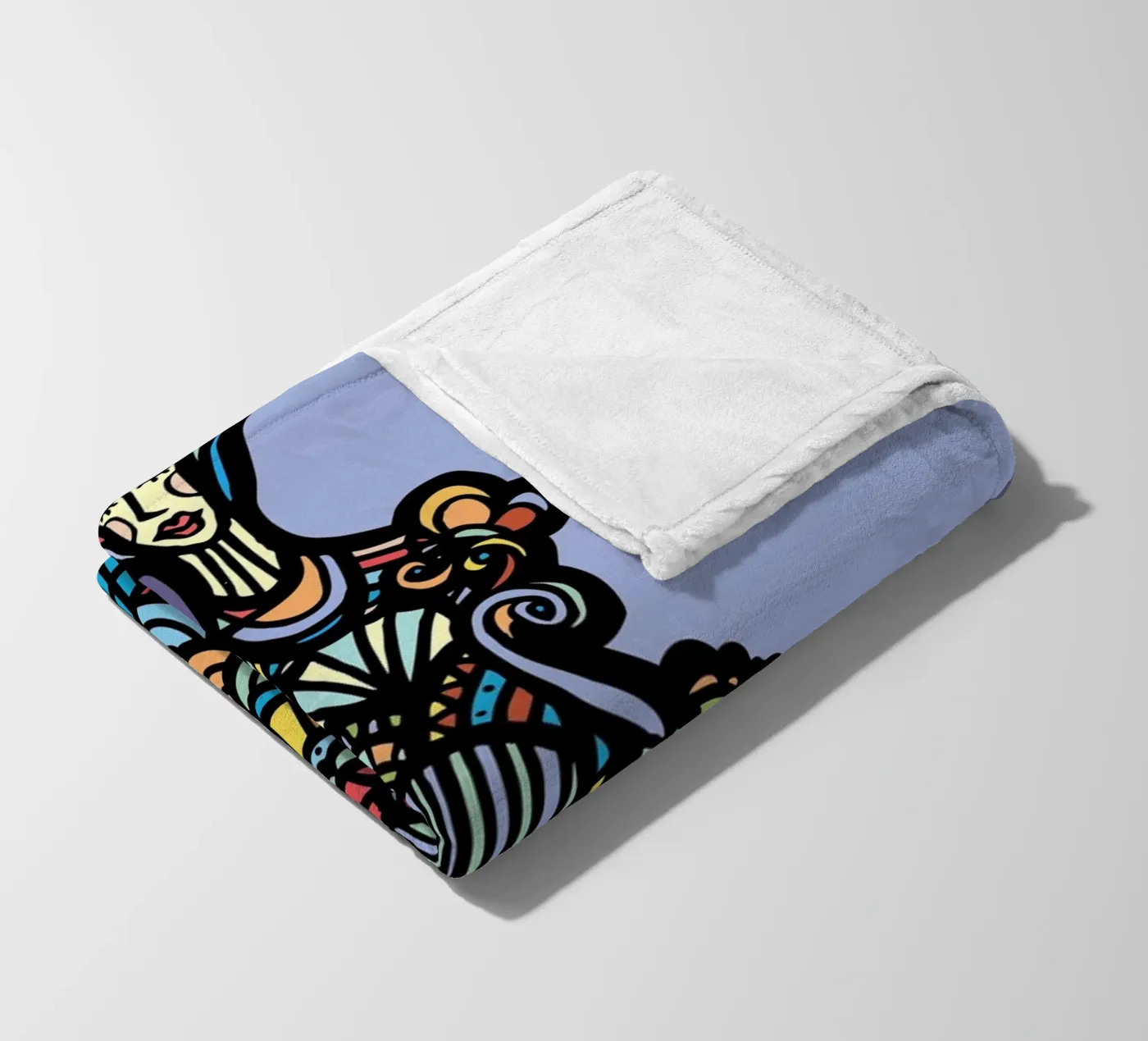Accumulation I fleece blanket by Ninhol