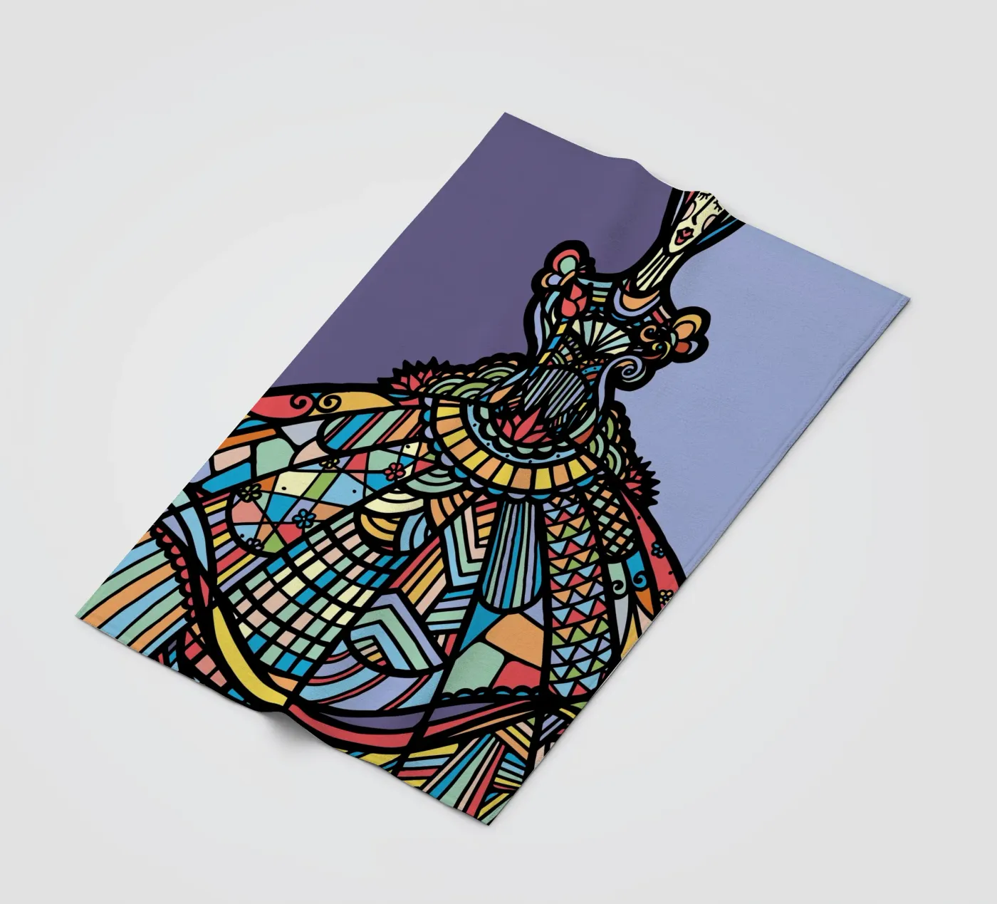 Accumulation I fleece blanket by Ninhol