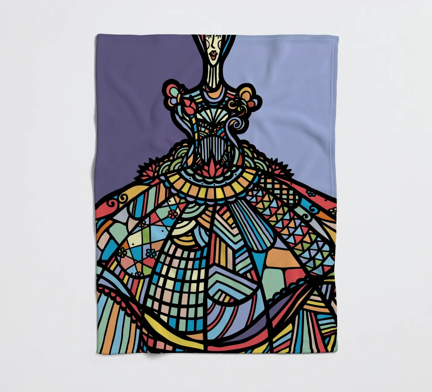 Accumulation I fleece blanket by Ninhol