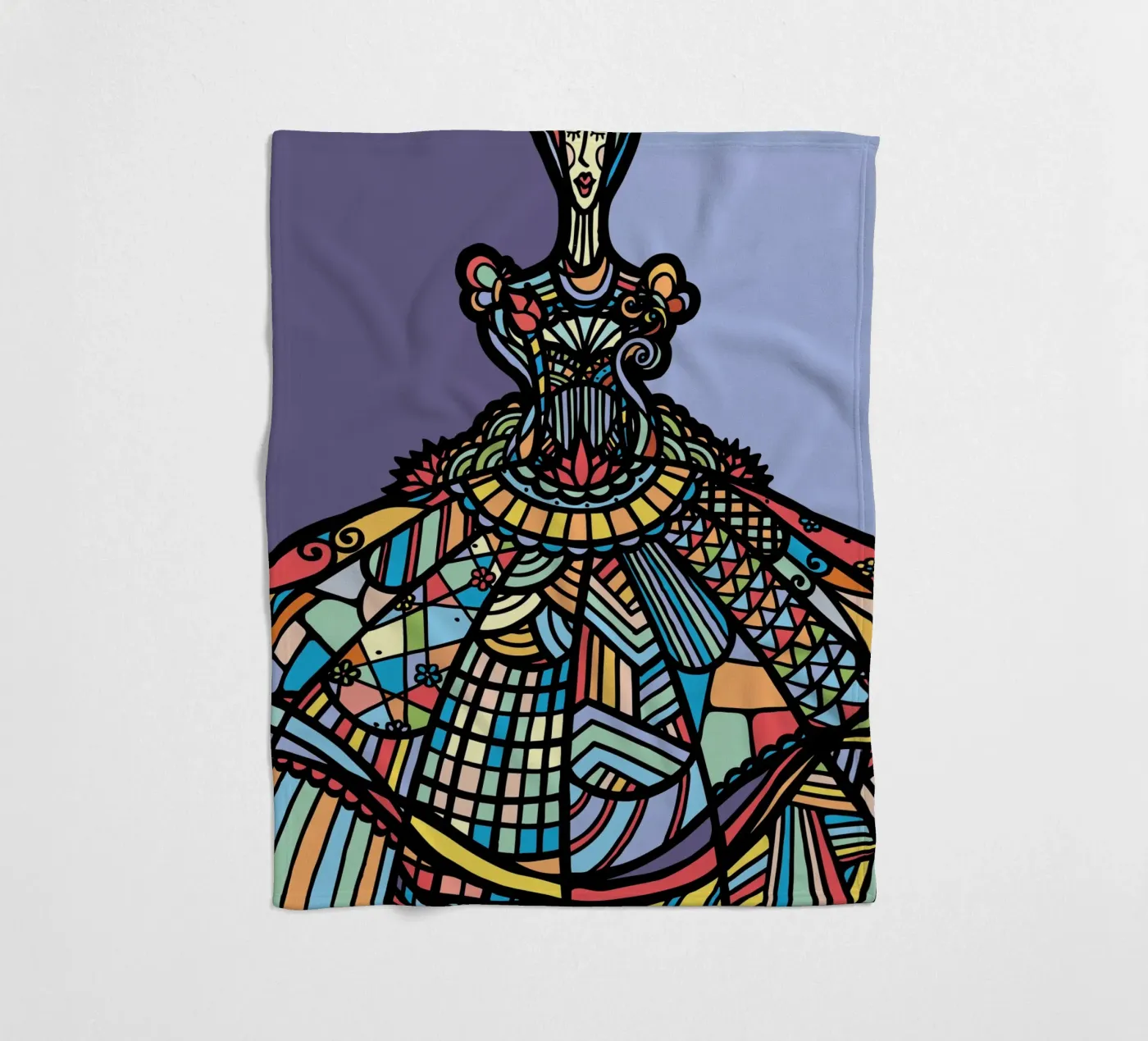 Accumulation I fleece blanket by Ninhol