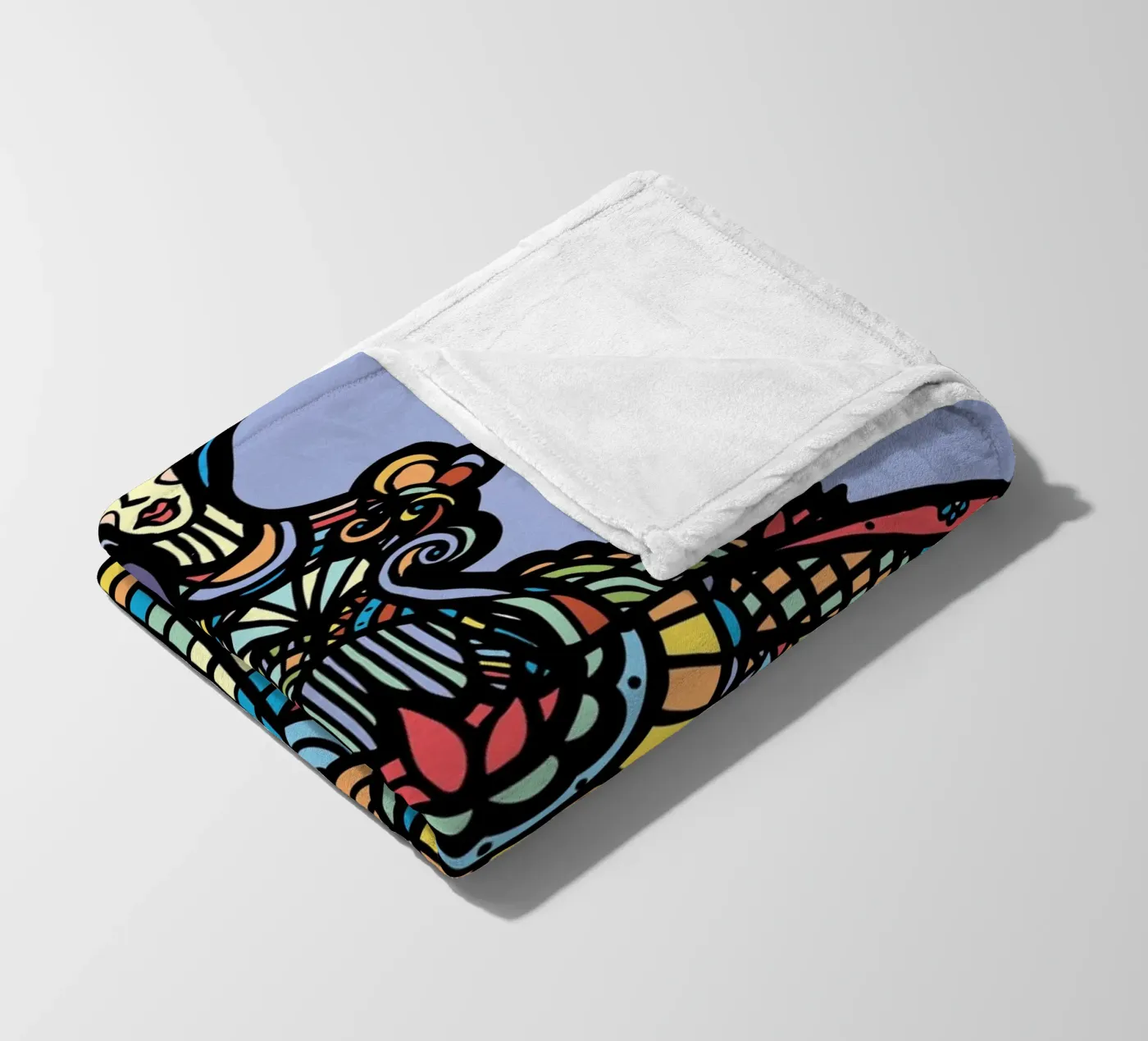 Accumulation I fleece blanket by Ninhol