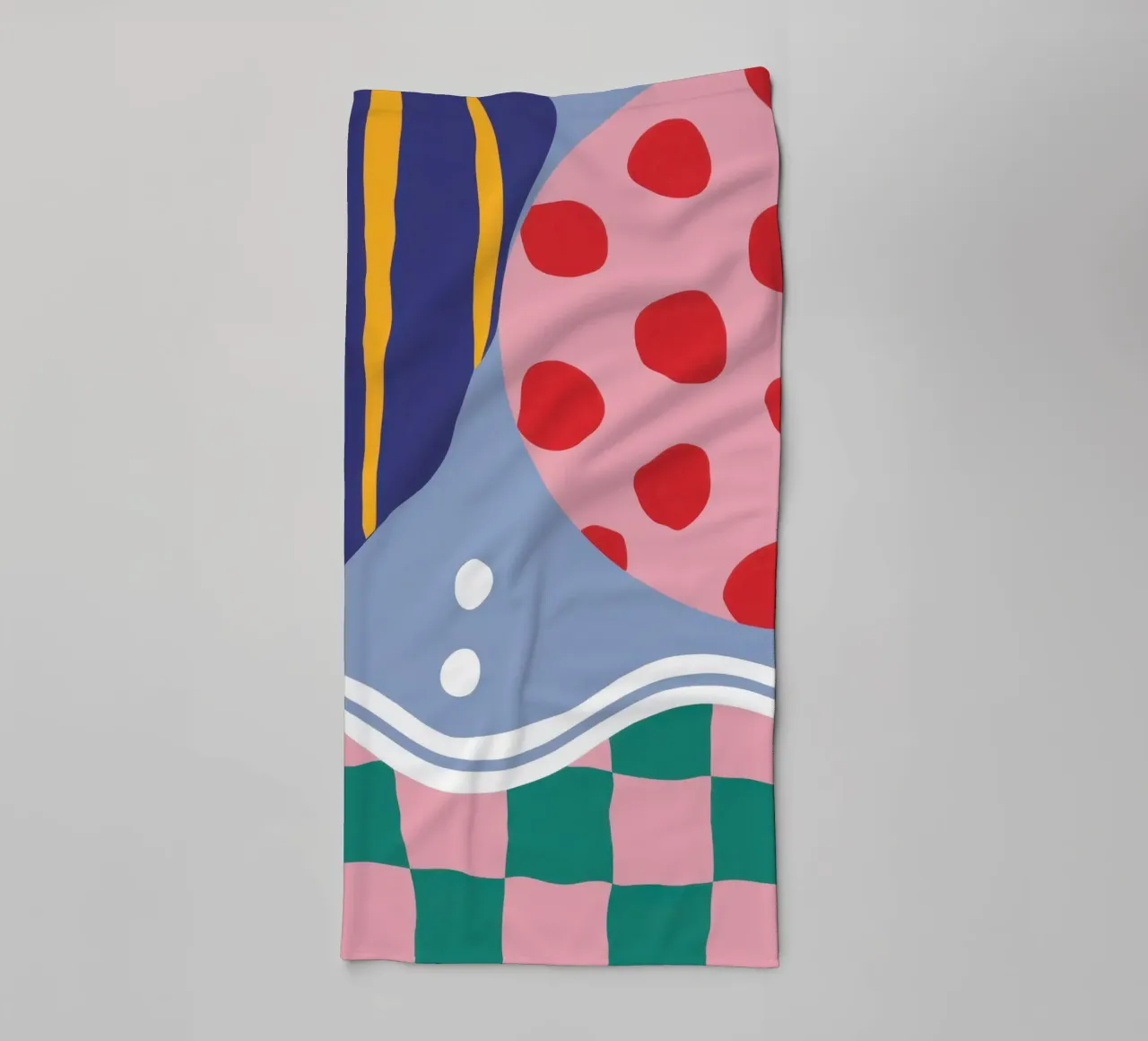 Playful Pattern Mix towel by Line Fable