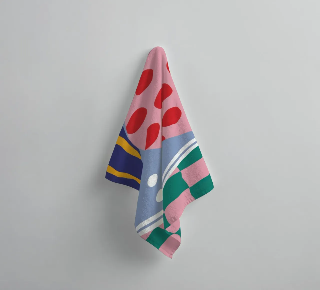 Playful Pattern Mix towel by Line Fable