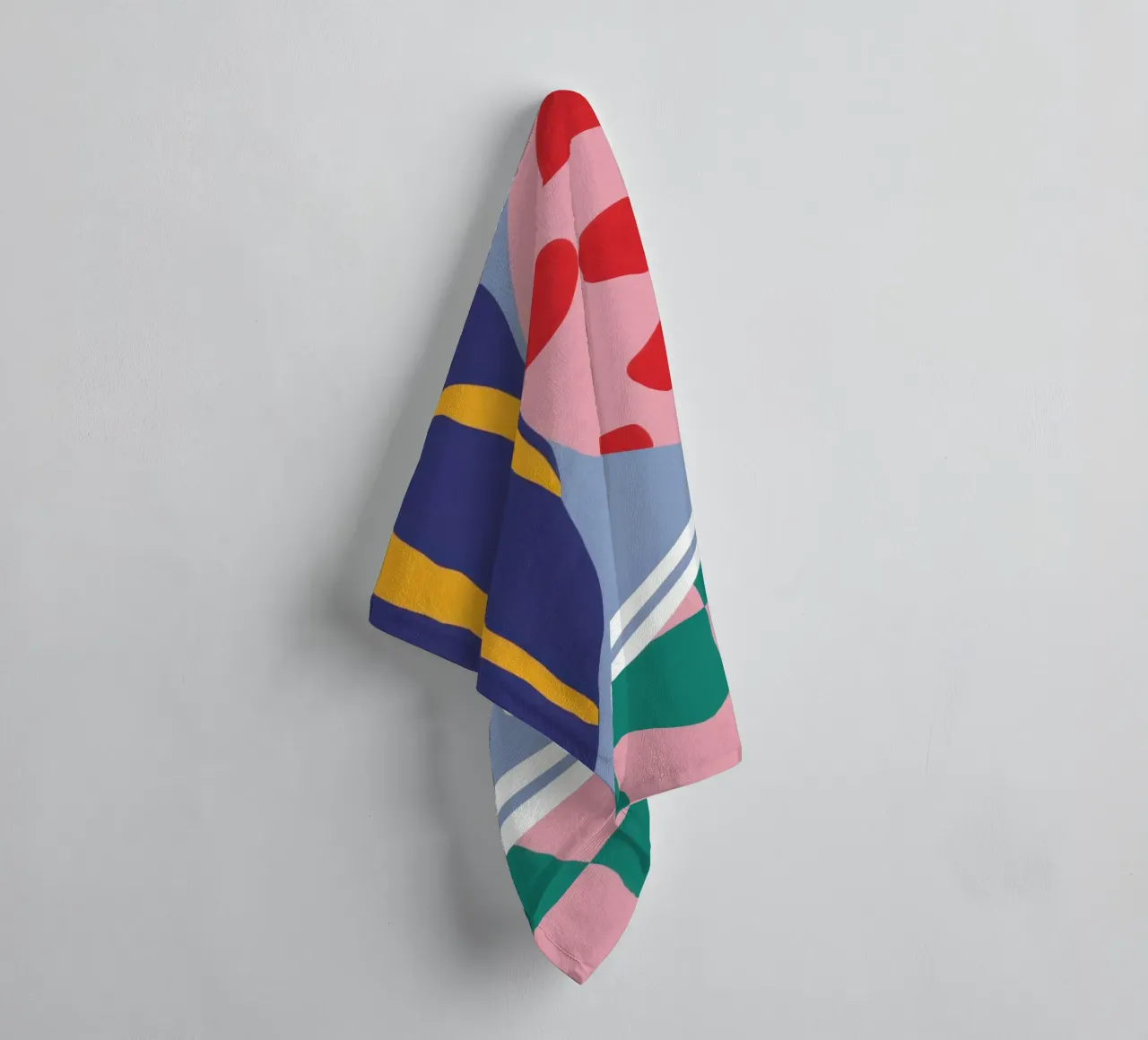 Playful Pattern Mix towel by Line Fable