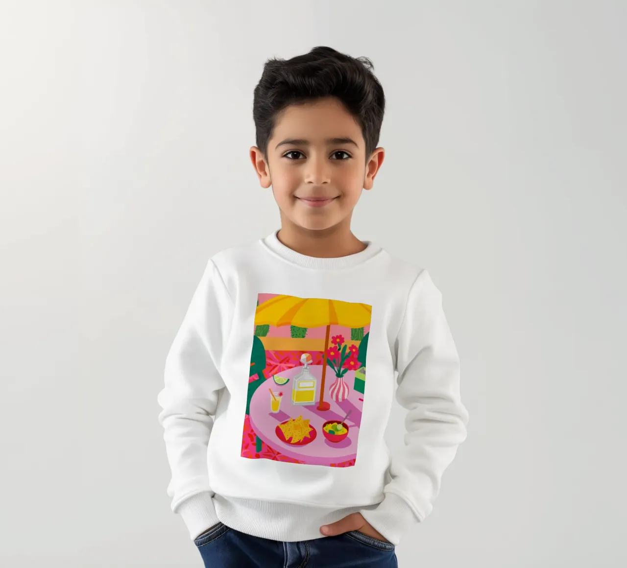 Sonniger Picknick-Aufstrich Kinder Sweatshirt von Frosh Pallete