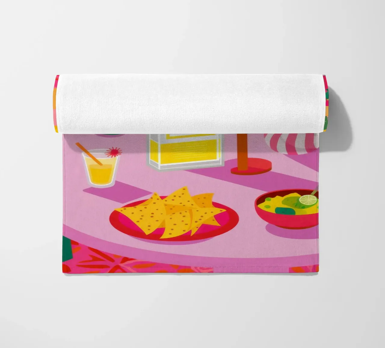 Sunny Picnic Spread beach towel by Frosh Pallete