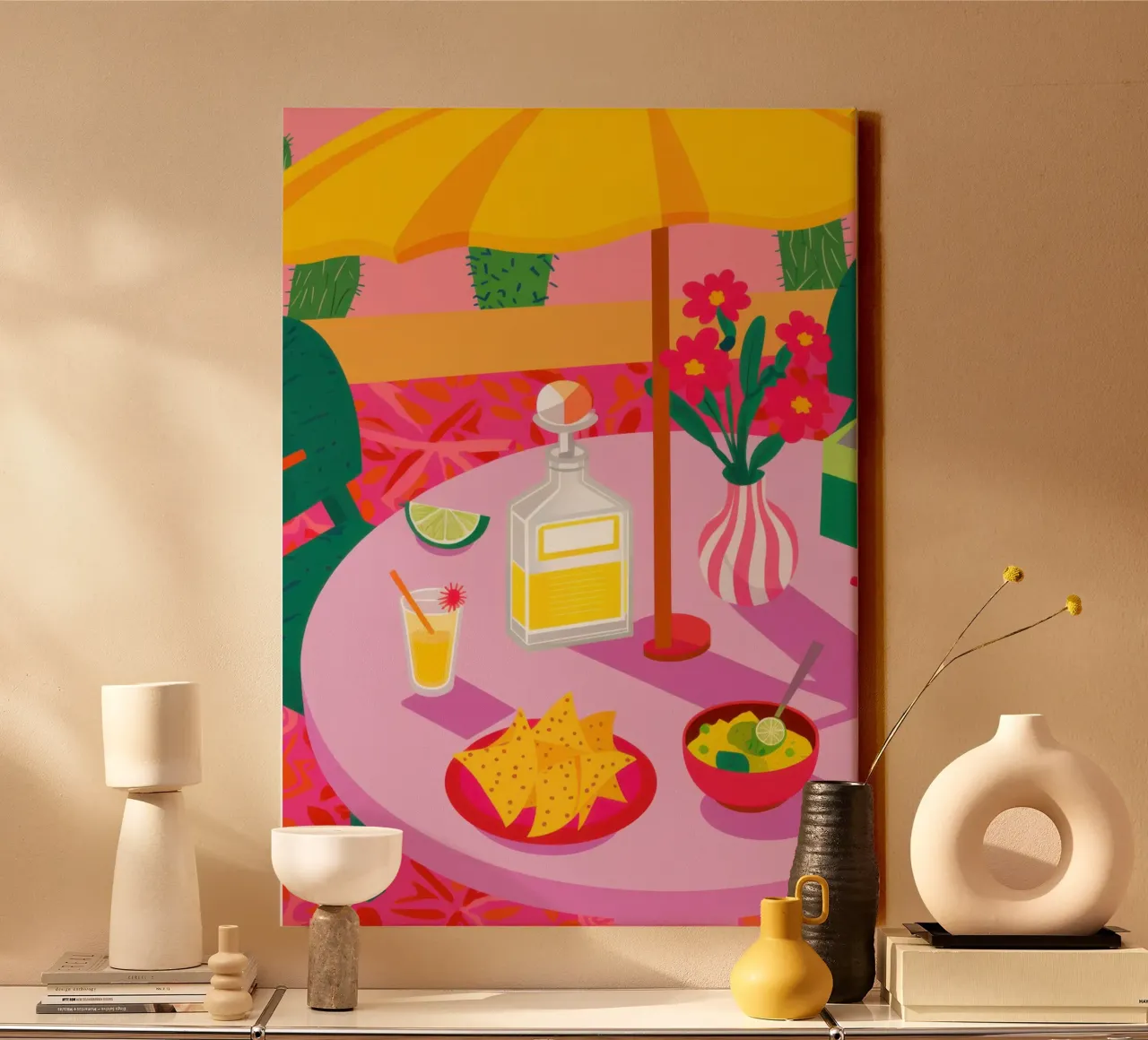 Sunny Picnic Spread canvas by Frosh Pallete