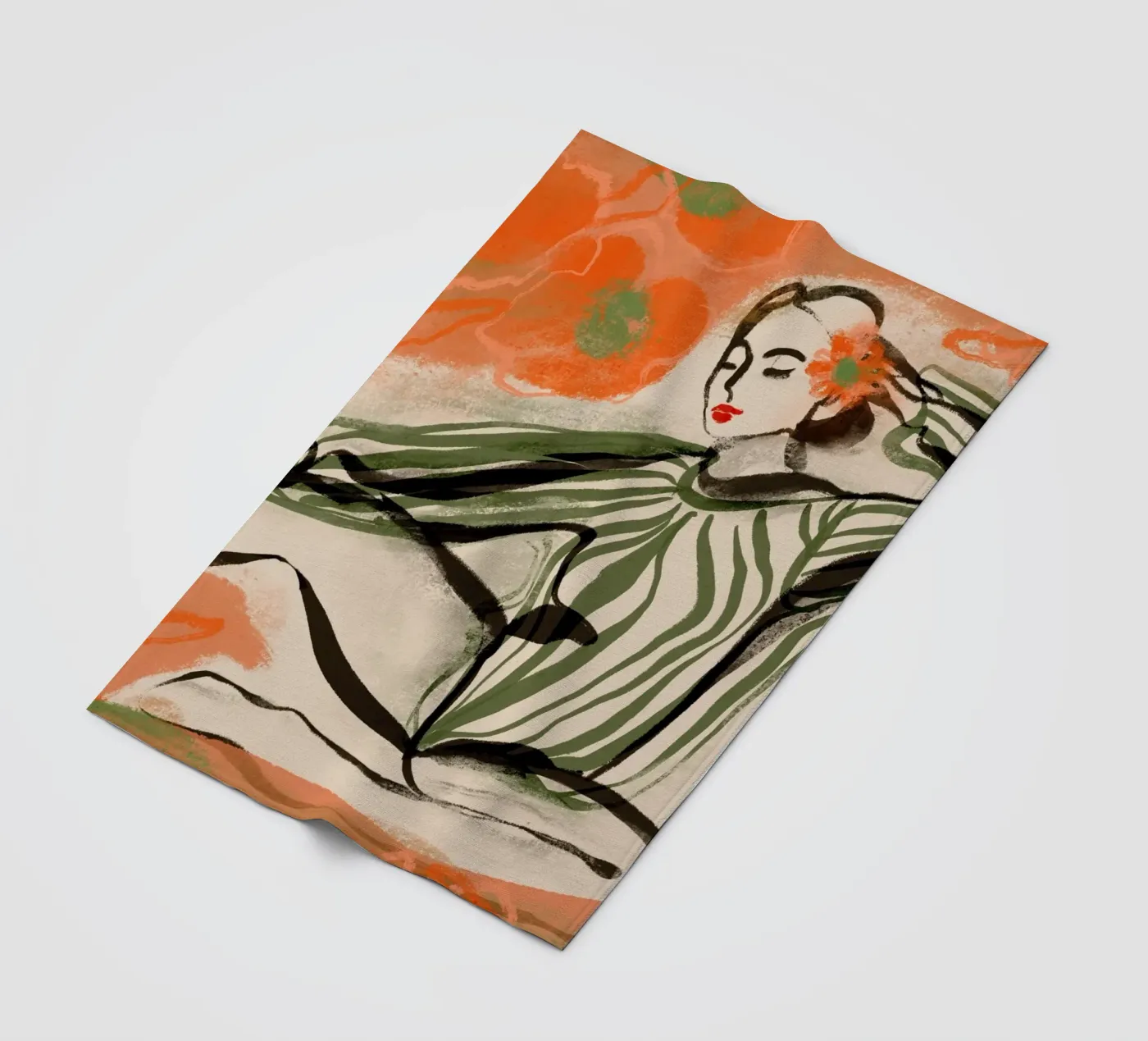 Posing Dancer plaid polaire de treechild