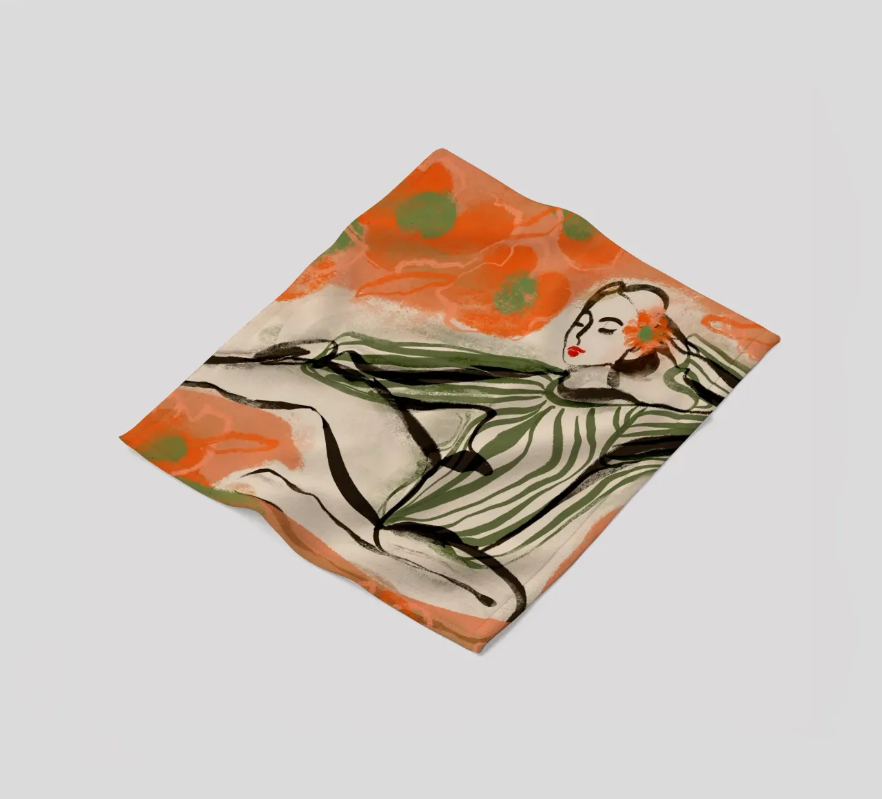 Posing Dancer Fleecedecke von treechild