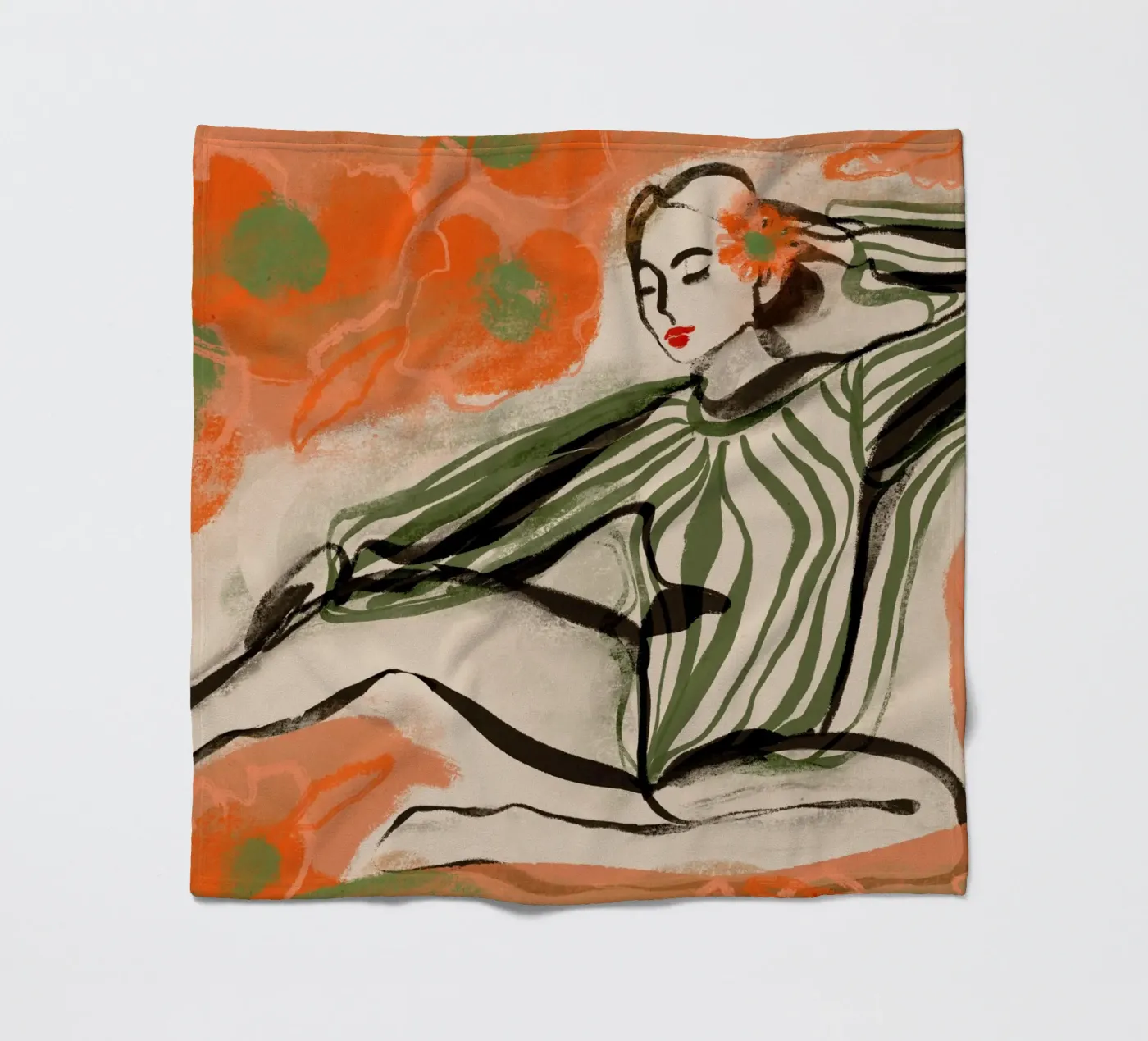 Posing Dancer plaid polaire de treechild