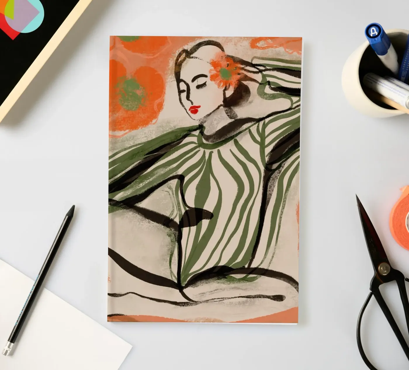 Posing Dancer notitieboek van treechild