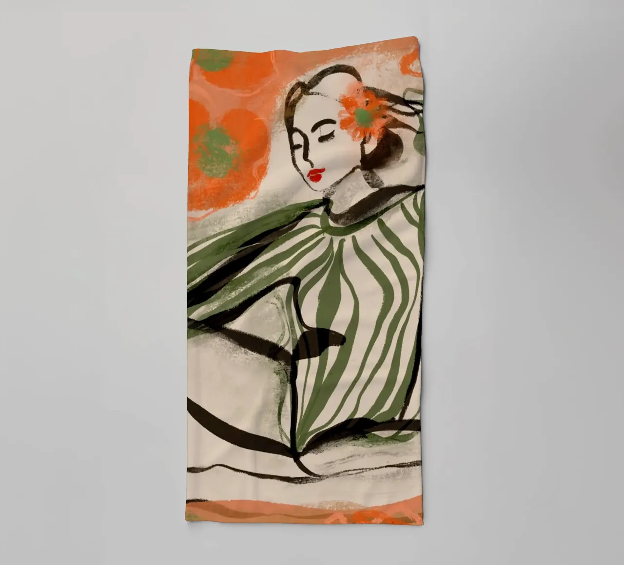 Posing Dancer badhanddoek van treechild