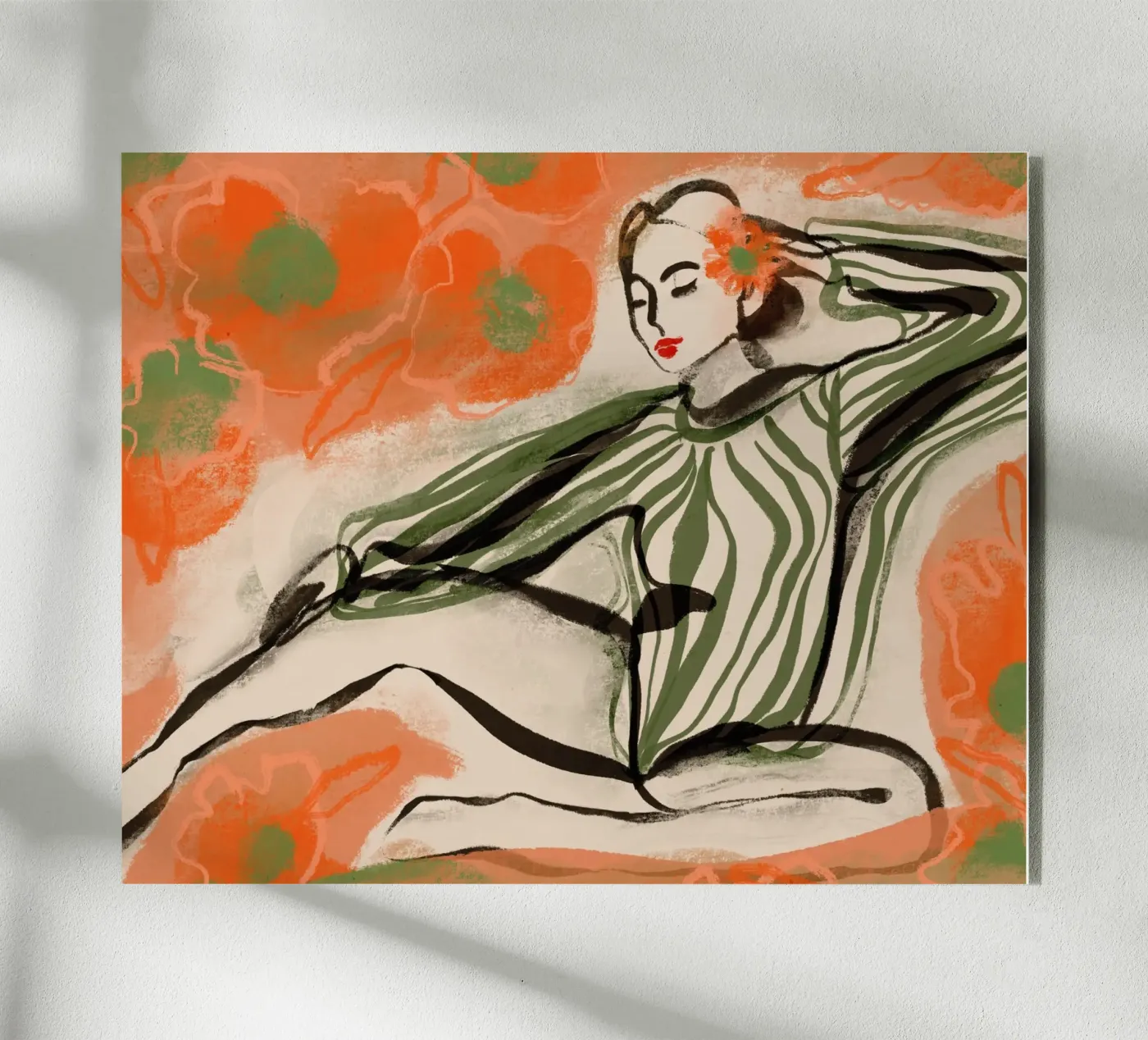 Posing Dancer acryl van treechild