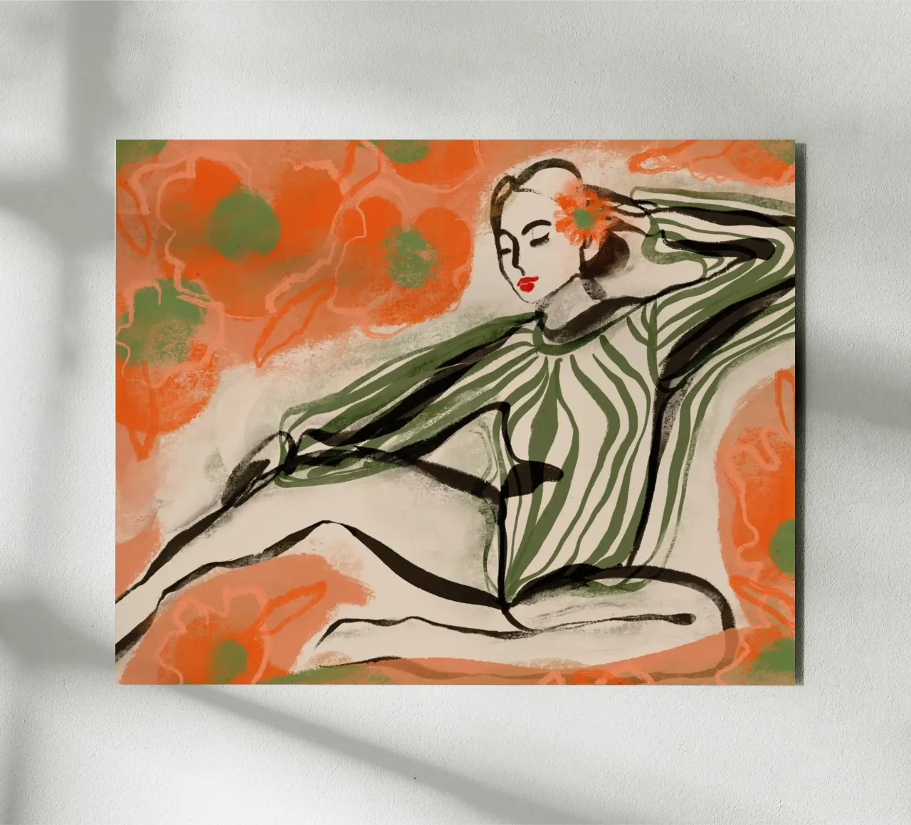 Posing Dancer alluminio dibond da treechild