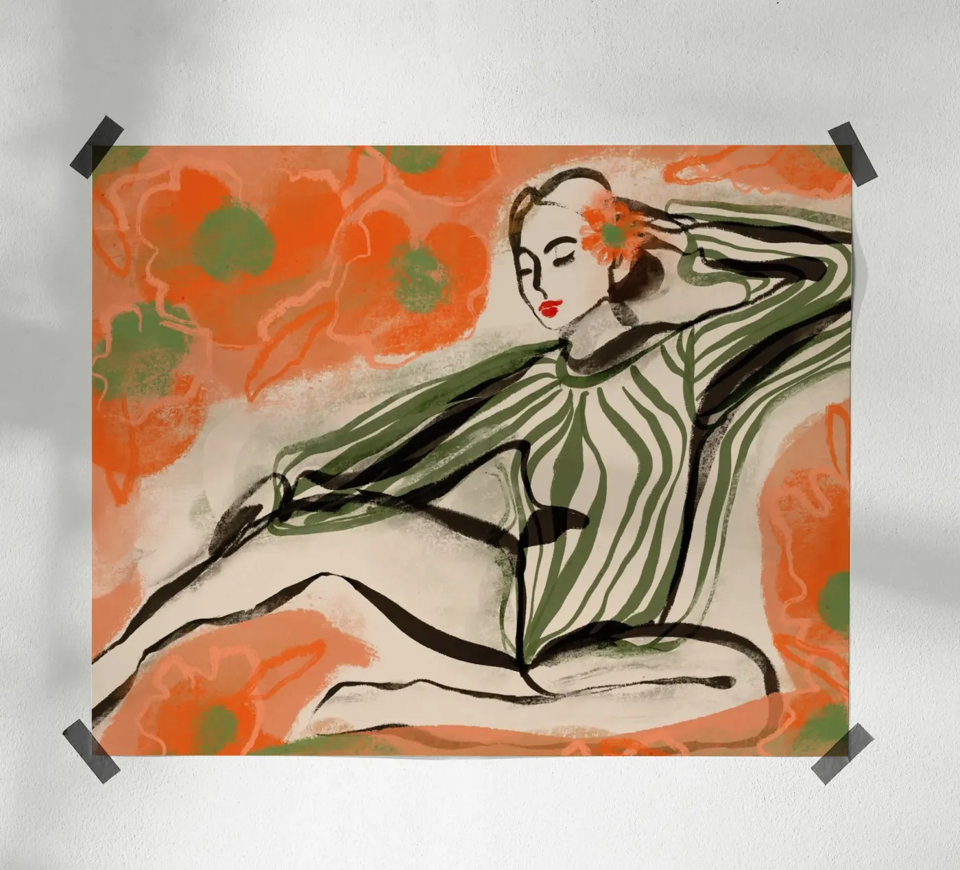 Posing Dancer poster by treechild