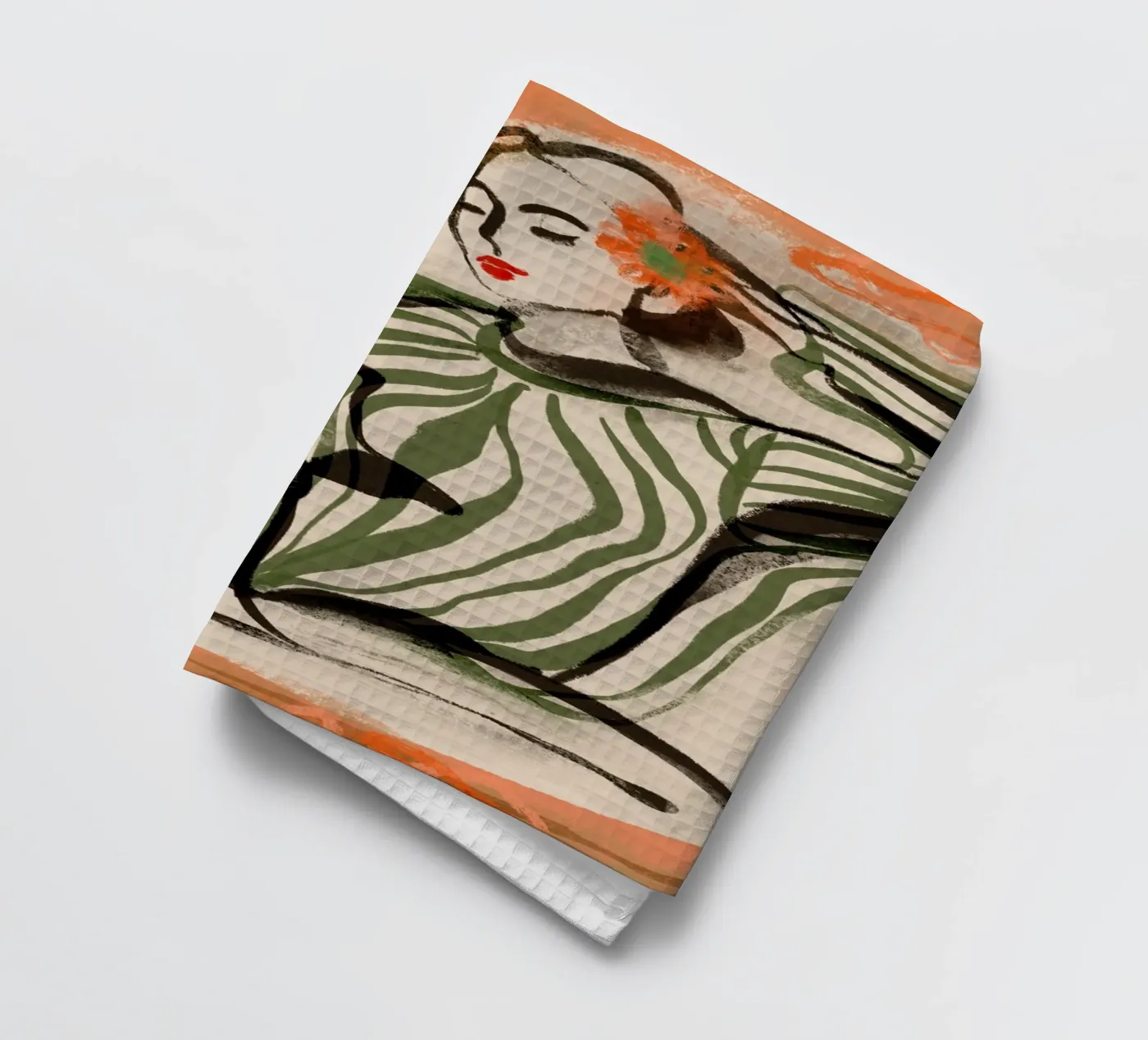 Posing Dancer Geschirrtuch von treechild