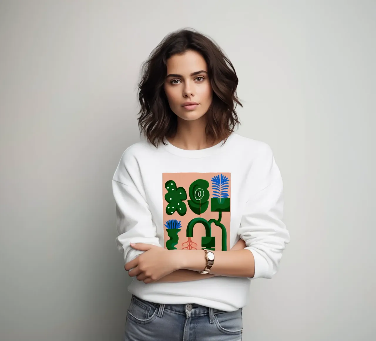 Forme botaniche astratte felpa da Frosh Pallete