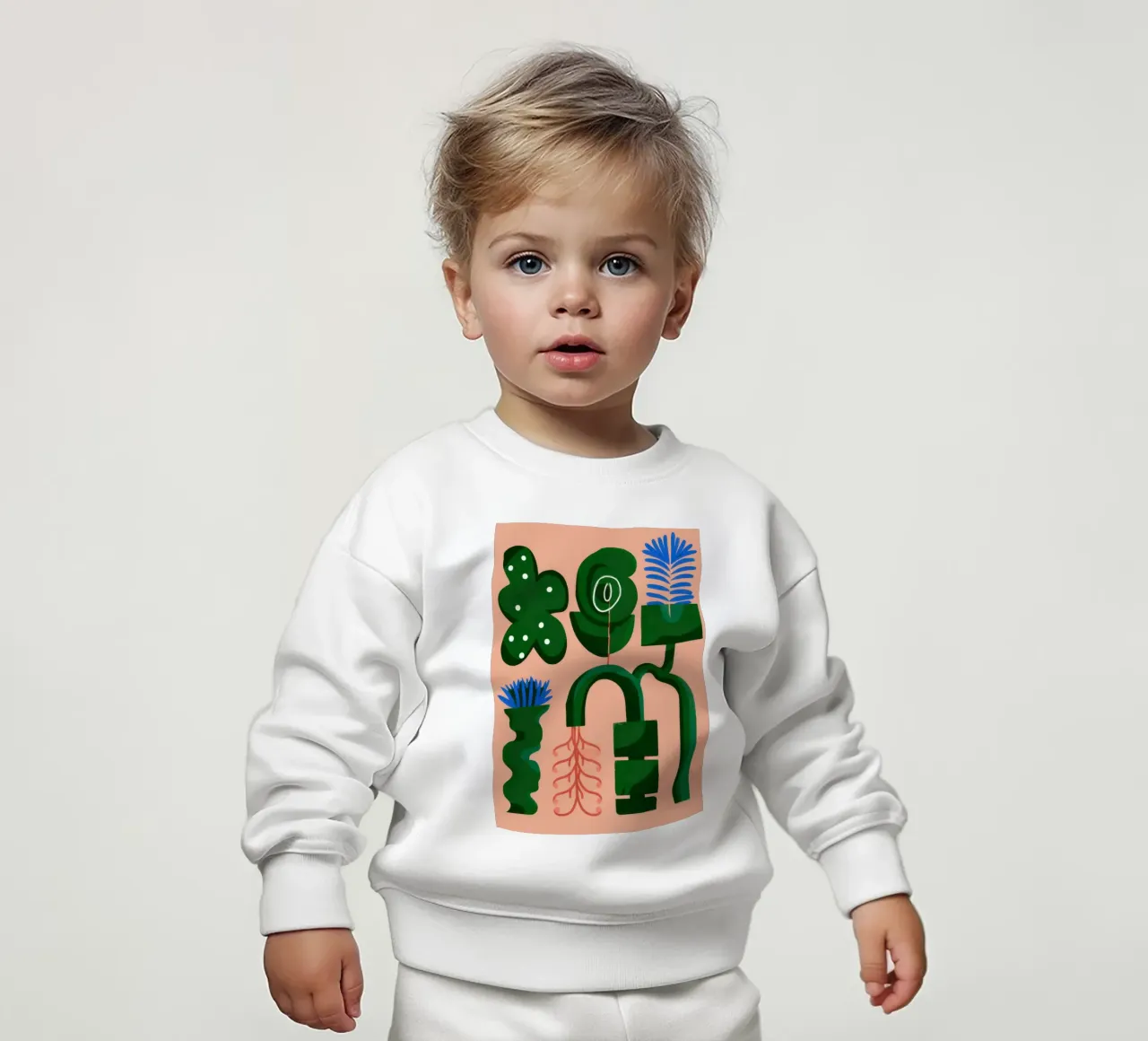 Forme botaniche astratte felpa neonato da Frosh Pallete