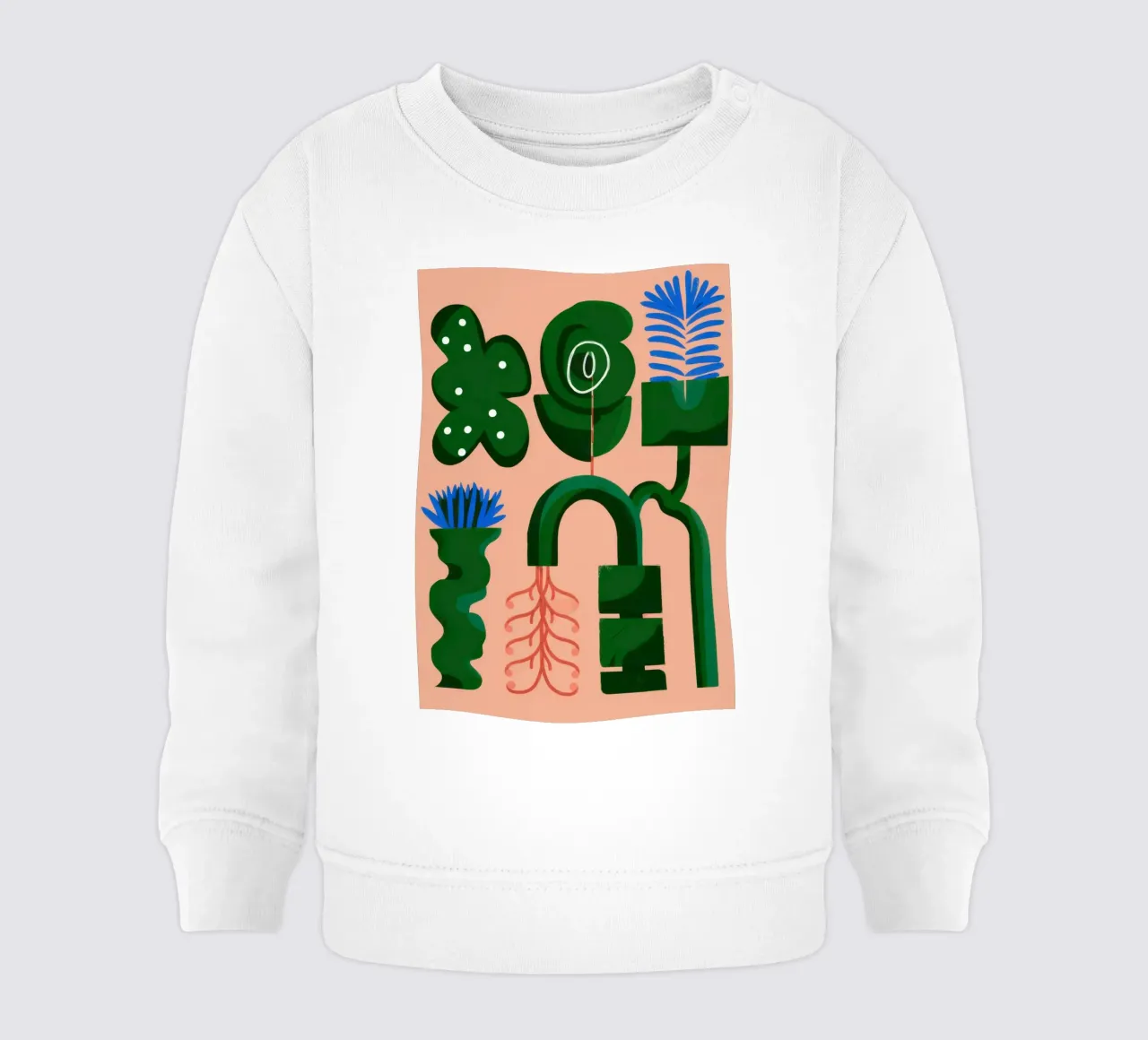 Forme botaniche astratte felpa neonato da Frosh Pallete