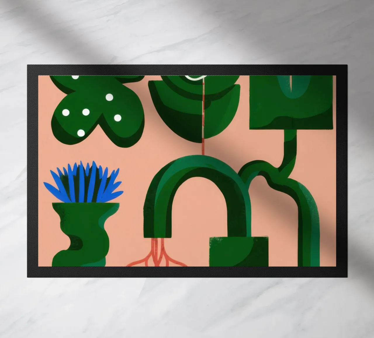 Forme botaniche astratte zerbino da Frosh Pallete