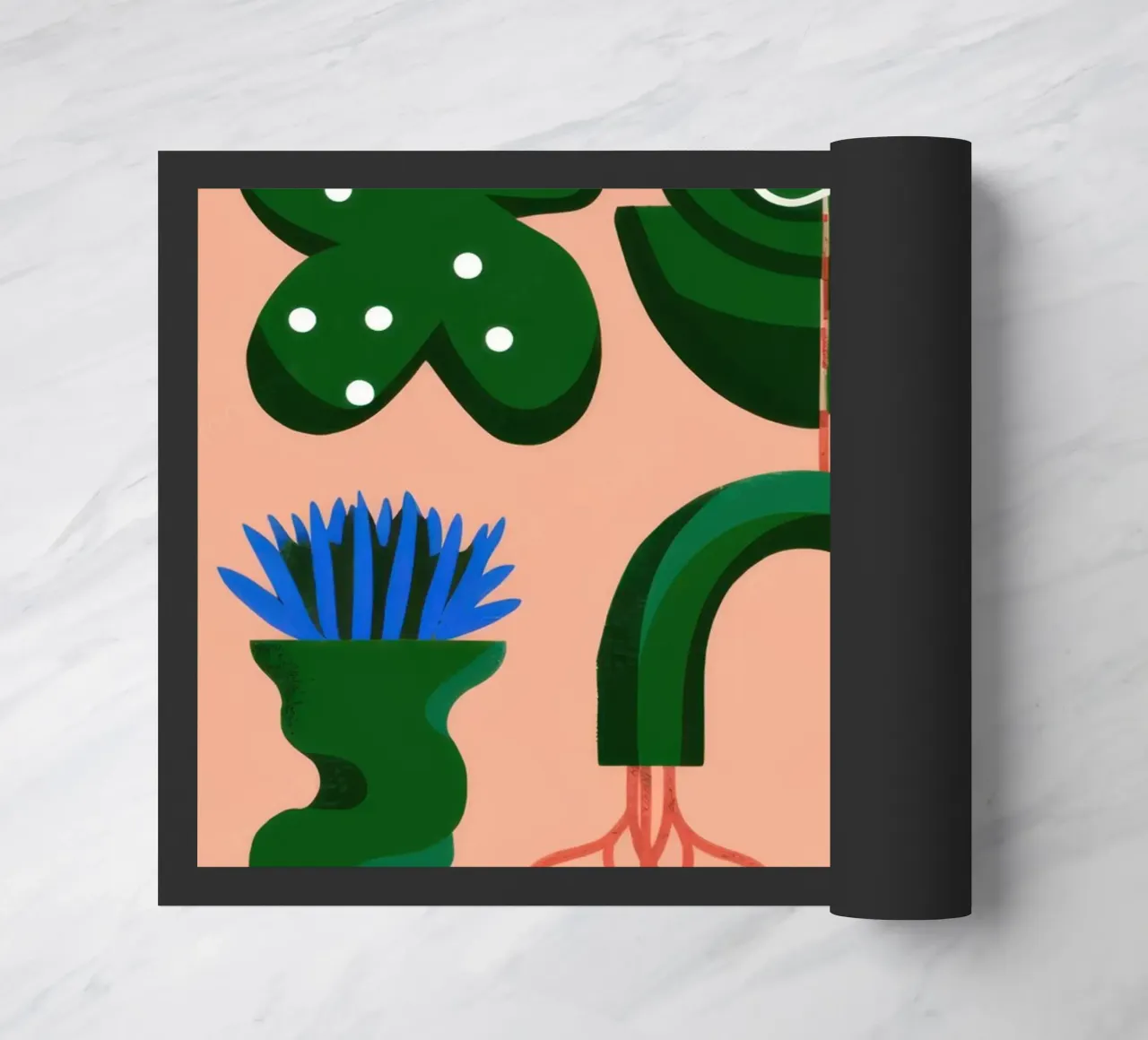 Forme botaniche astratte zerbino da Frosh Pallete