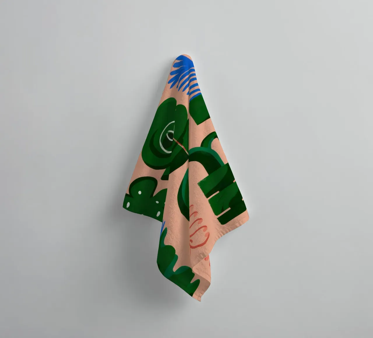 Abstract Botanical Forms towel by Frosh Pallete