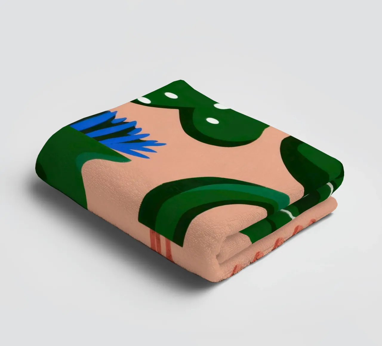 Abstract Botanical Forms towel by Frosh Pallete