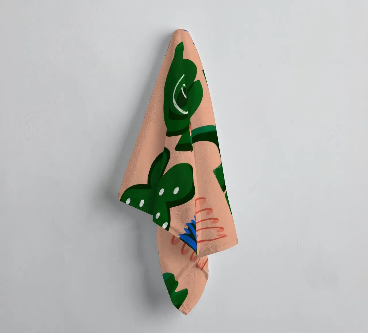 Abstract Botanical Forms towel by Frosh Pallete