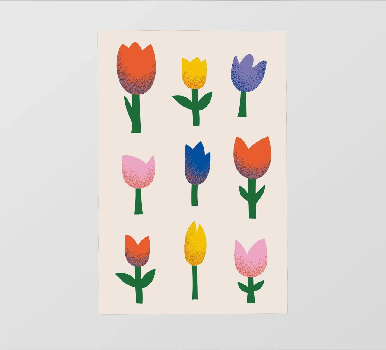 tulipani fiori pellicola backlit da Abigail Ellis