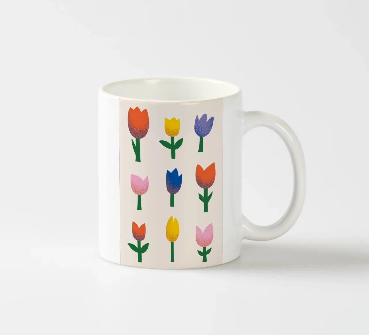 tulipani fiori tazza in ceramica da Abigail Ellis