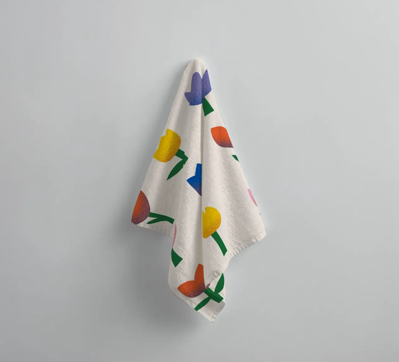 tulipani fiori asciugamano da bagno da Abigail Ellis