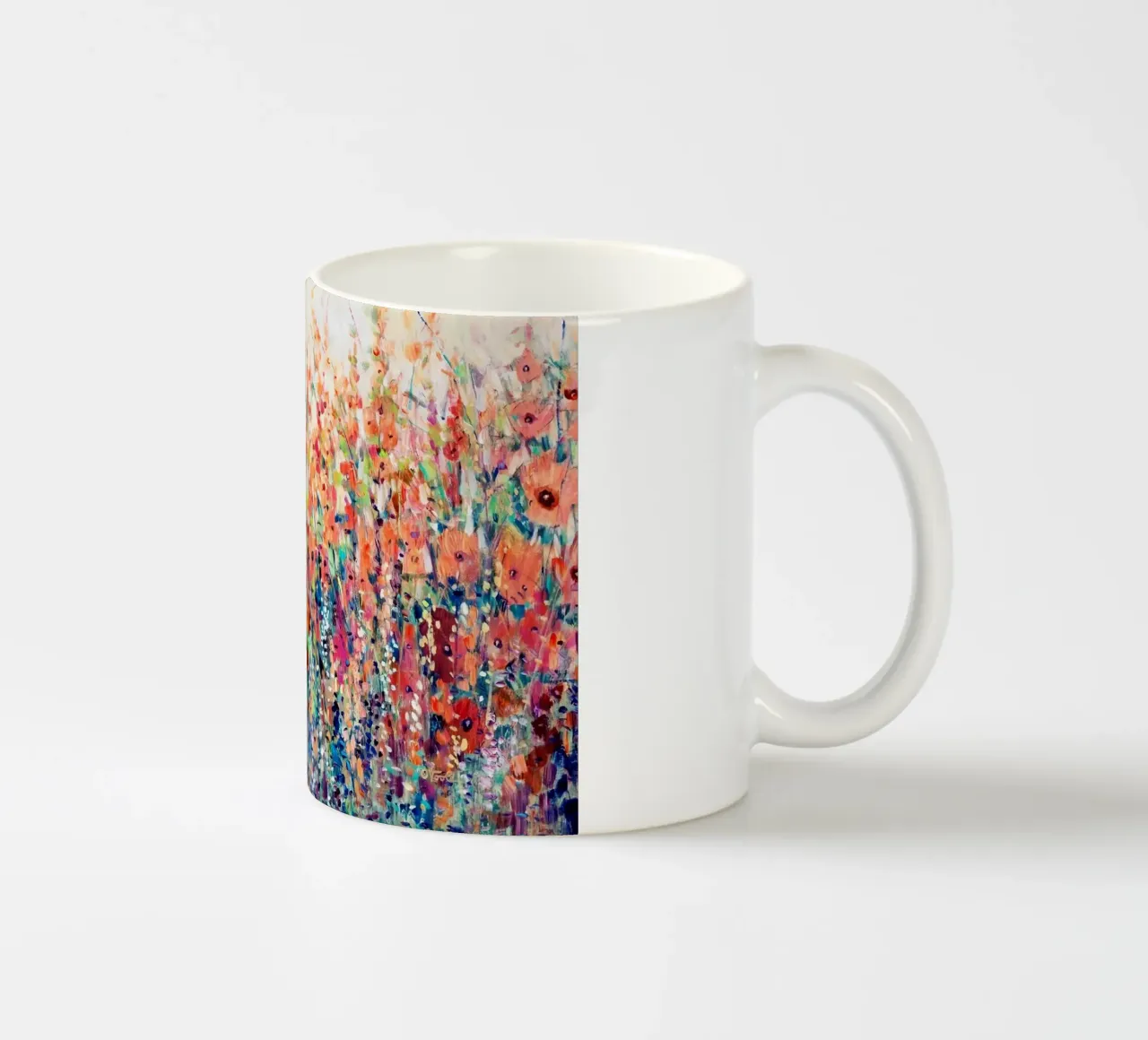 fiori selvatici natura tazza in ceramica da Abigail Ellis