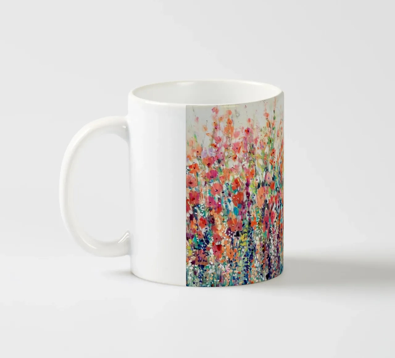 fiori selvatici natura tazza in ceramica da Abigail Ellis