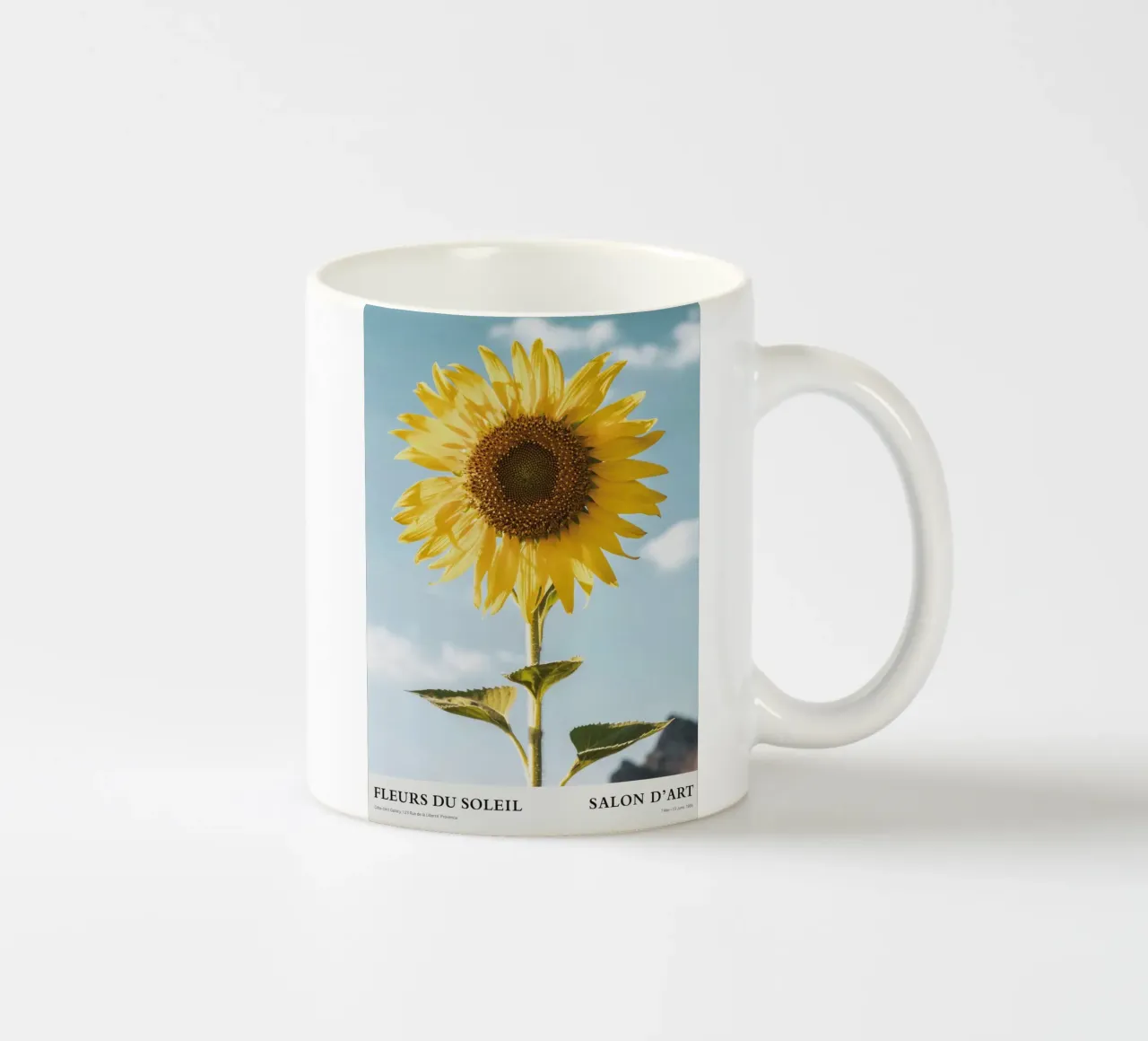 girasole tazza in ceramica da Abigail Ellis